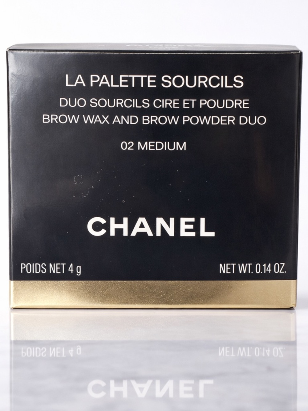CHANEL La Palette Sourcils Brow Wax & Powder Duo – 02 Medium (NEW)